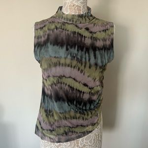 PRIMARK -NWT- Mesh Mock Neck Top